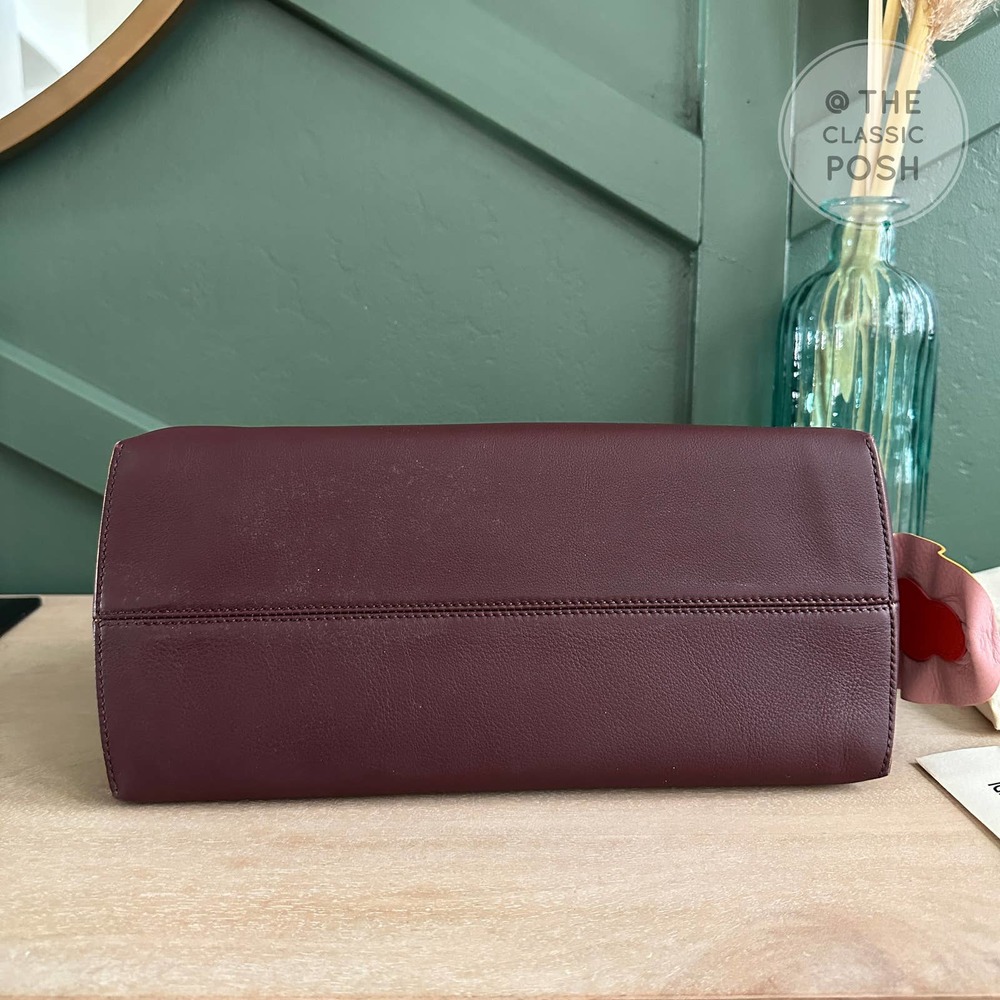 NEW Fendi By The Way Medium Bag Purple Tote NO STRAP - Picture 4 of 12